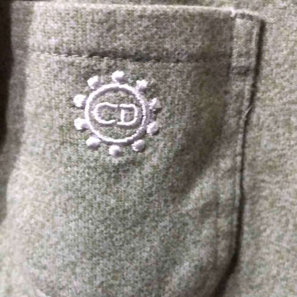 Vintage Cathy‎ Daniels Green 3/4 Sleeve Shirt